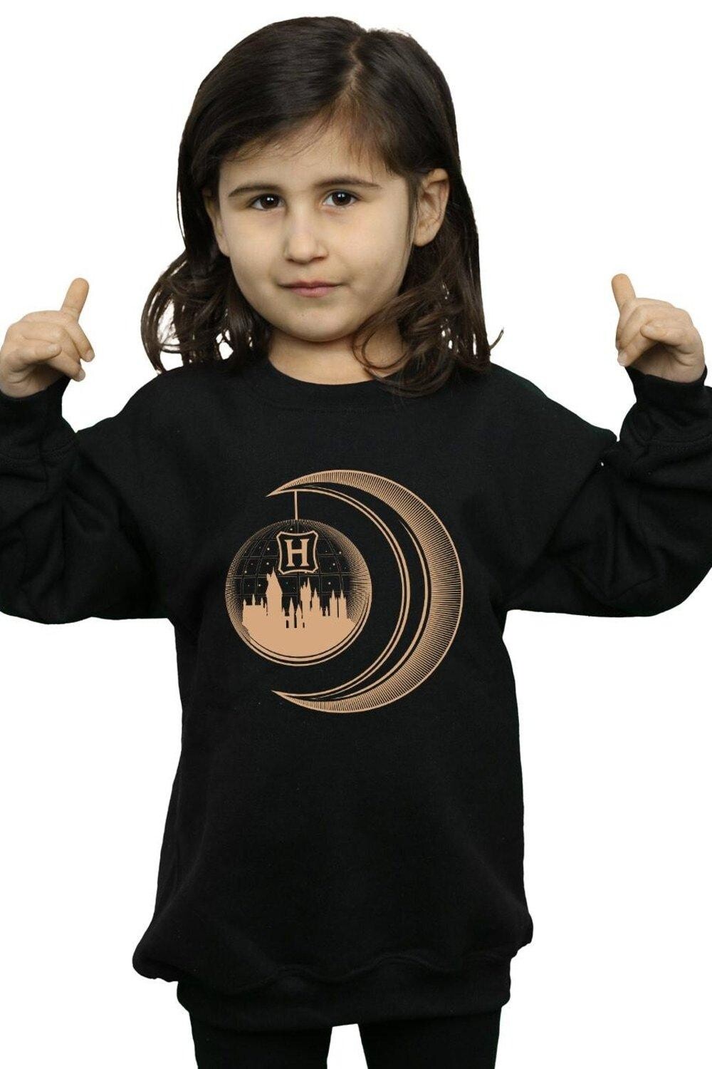 Толстовка Хогвартса с Луной Harry Potter, черный 
Толстовка Хогвартса с Луной Harry Potter, черный