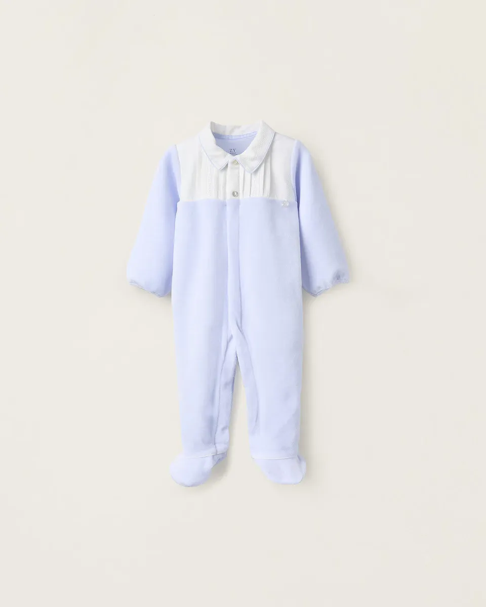 Бархатная пижама для мальчика с плиссировкой Zippy, синий
Бархатная пижама для мальчика с плиссировкой Zippy, синий