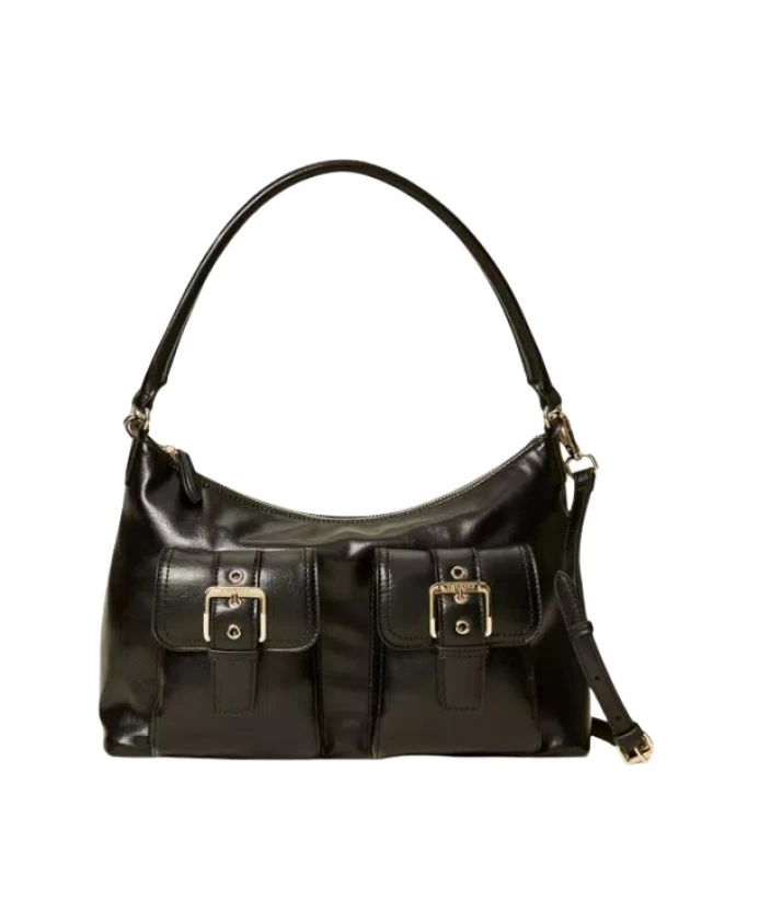 Наплечная сумка с карманами и пряжками Twinset, черный
Наплечная сумка с карманами и пряжками Twinset, черный