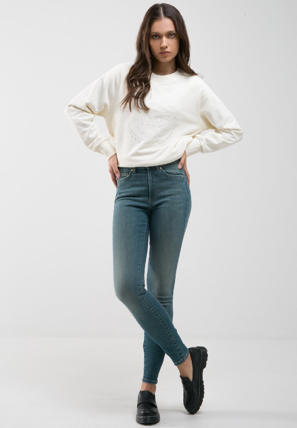 Джинсы скинни HIGH WAIST Big Star, синий
Джинсы скинни HIGH WAIST Big Star, синий