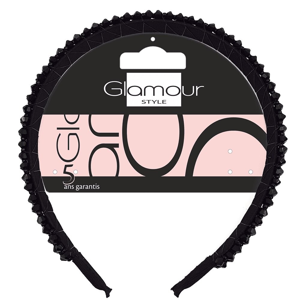 Inter-Vion, Широкая лента для волос с черными кристаллами
Inter-Vion, Широкая лента для волос с черными кристаллами