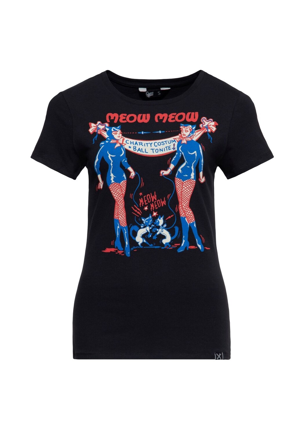Рубашка с принтом Meow Meow Queen Kerosin, черный
Рубашка с принтом Meow Meow Queen Kerosin, черный