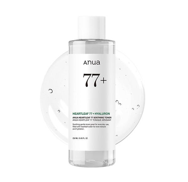 Успокаивающий тоник для лица ANUA Heartleaf 77 + Hyaluron
Успокаивающий тоник для лица ANUA Heartleaf 77 + Hyaluron