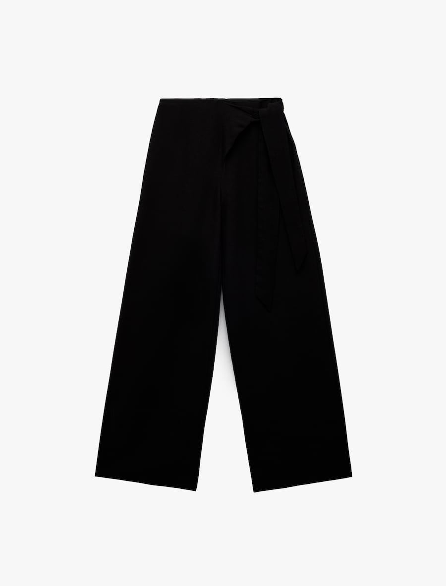 Брюки свободного кроя Koton, черный
Брюки свободного кроя Koton, черный