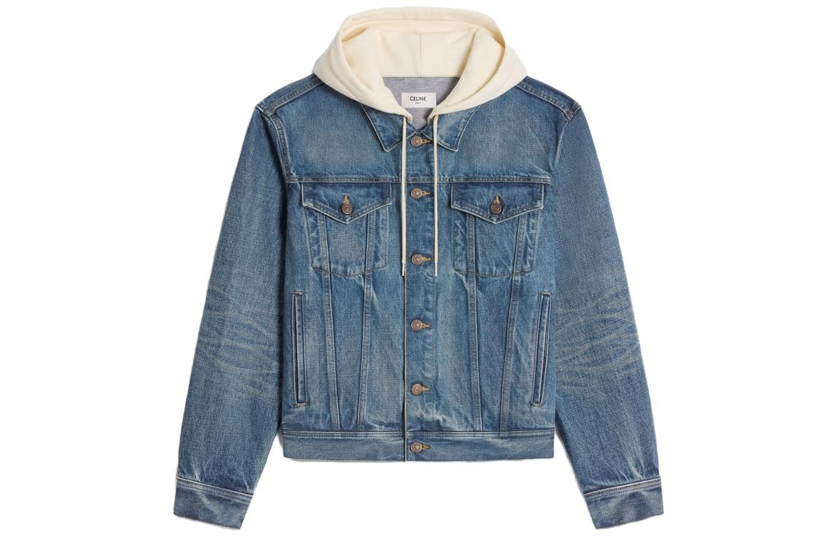 CELINE Джинсовая куртка мужская синяя, Blue 
CELINE Джинсовая куртка мужская синяя, Blue