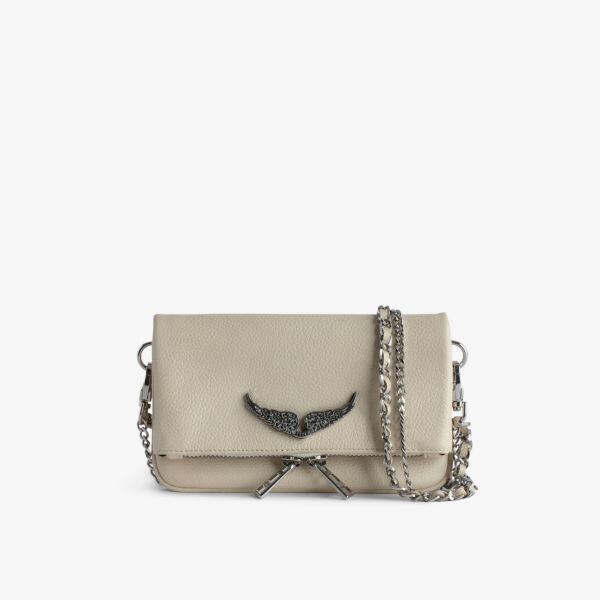 Кожаная сумка на плечо Rock nano с украшением в виде крыльев Zadig&Voltaire, цвет flash, Серый, Кожаная сумка на плечо Rock nano с украшением в виде крыльев Zadig&Voltaire, цвет flash
Кожаная сумка на плечо Rock nano с украшением в виде крыльев Zadig&Voltaire, цвет flash, Серый, Кожаная сумка на плечо Rock nano с украшением в виде крыльев Zadig&Voltaire, цвет flash