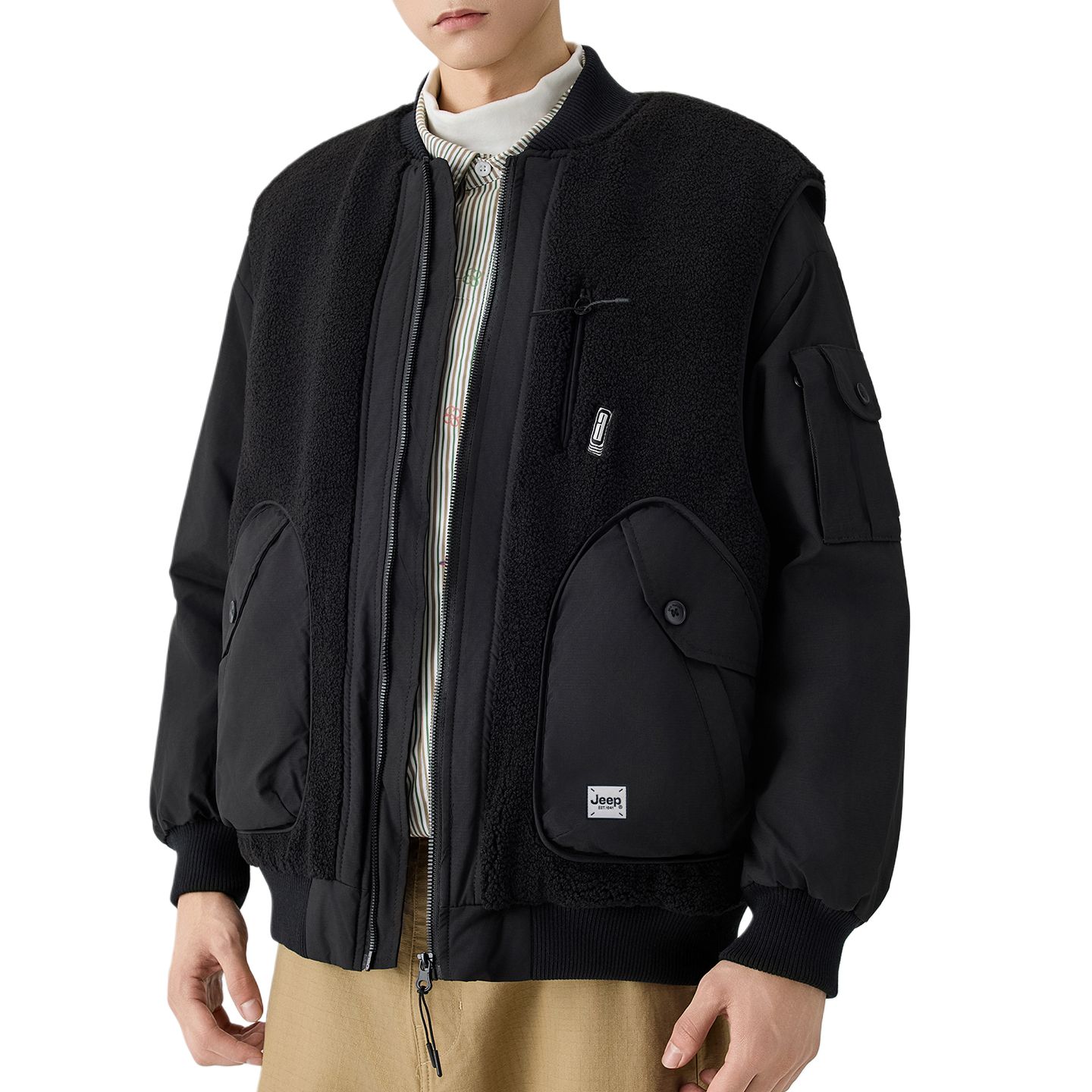 Пуховик Unisex Baseball Collar Moderate Baseball Puffer Jeep, черный
Пуховик Unisex Baseball Collar Moderate Baseball Puffer Jeep, черный