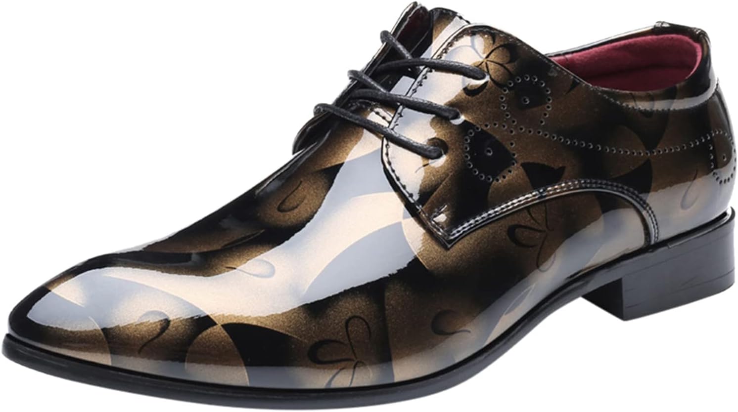 Мужские туфли ZHOUYF Классические повседневные деловые формальные туфли Модные оксфорды с круглым носком из лакированной кожи с цветочным узором на шнуровке Танцевальные туфли для бальных и современных свадебных танцев для мужчин, 13 Gold
Мужские туфли ZHOUYF Классические повседневные деловые формальные туфли Модные оксфорды с круглым носком из лакированной кожи с цветочным узором на шнуровке Танцевальные туфли для бальных и современных свадебных танцев для мужчин, 13 Gold