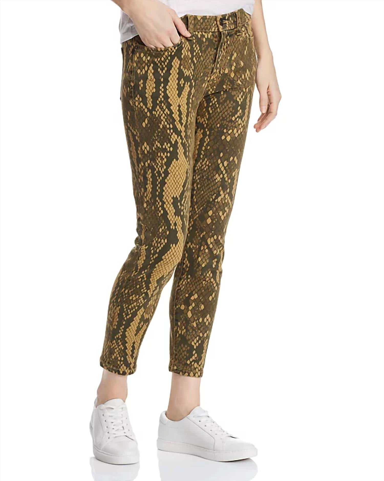 Джинсы Stiletto Snake Print из бирманского питона CURRENT ELLIOTT, цвет burmese python
Джинсы Stiletto Snake Print из бирманского питона CURRENT ELLIOTT, цвет burmese python