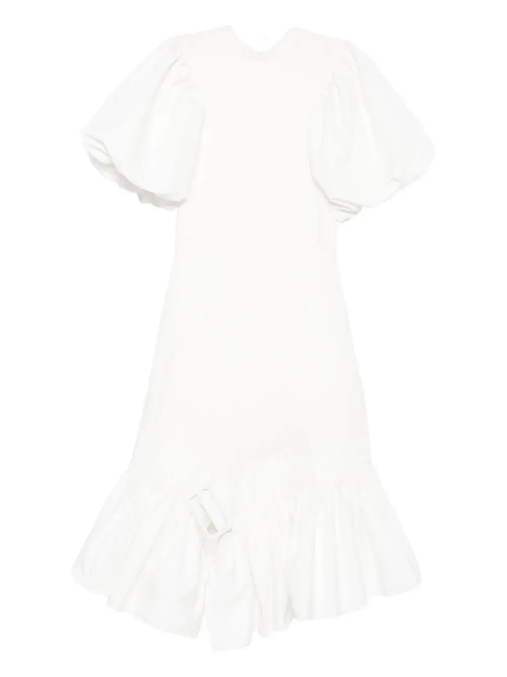 Платье с пышными рукавами и оборками Rokh, белый
Платье с пышными рукавами и оборками Rokh, белый