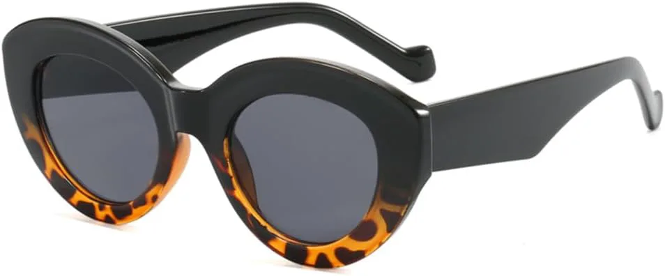 LVTFCO Солнцезащитные очки в толстой оправе «кошачий глаз» для женщин, винтажные черные, солнцезащитные очки с защитой от УФ-излучения UV400, Black Leopard Grey
LVTFCO Солнцезащитные очки в толстой оправе «кошачий глаз» для женщин, винтажные черные, солнцезащитные очки с защитой от УФ-излучения UV400, Black Leopard Grey
