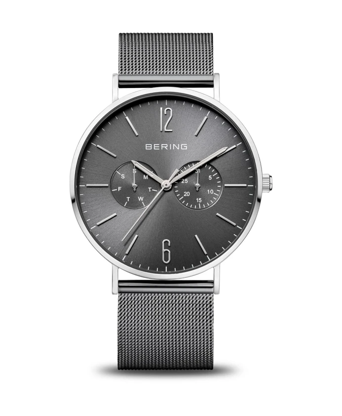 Мужские наручные часы классические из нержавеющей стали с миланским ремешком 14240-308 Bering, серый
Мужские наручные часы классические из нержавеющей стали с миланским ремешком 14240-308 Bering, серый
