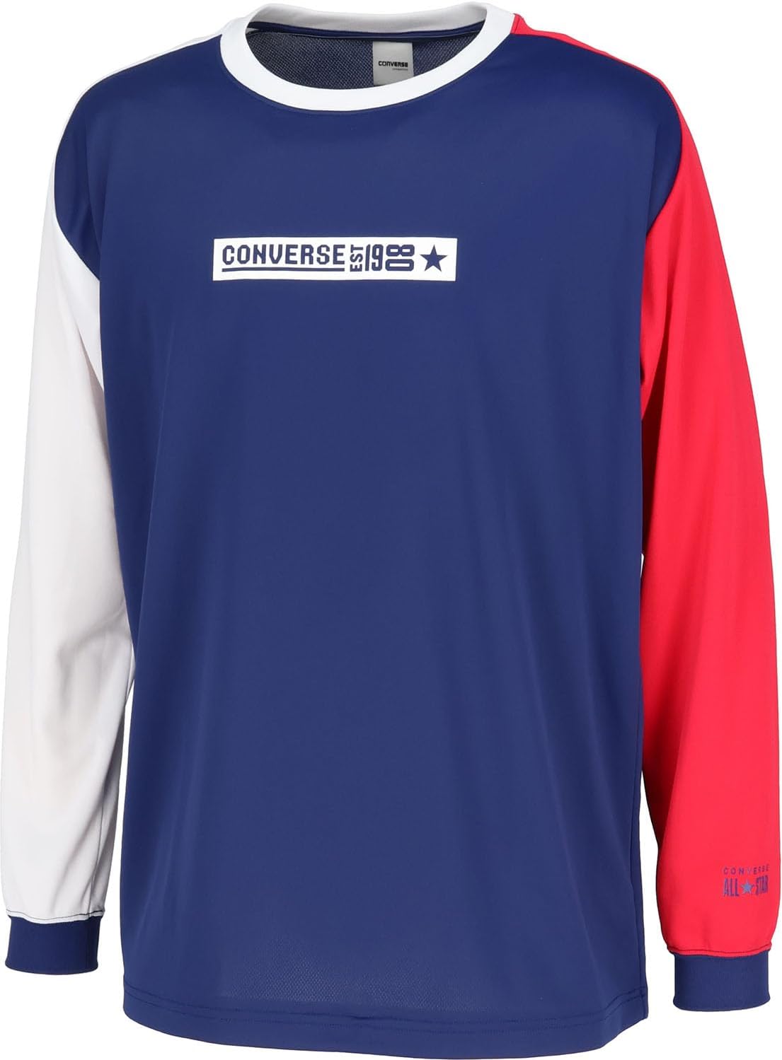 Футболка с длинными рукавами Converse CB252360L с принтом, влагоотводящая, быстросохнущая, темно-синий/белый
Футболка с длинными рукавами Converse CB252360L с принтом, влагоотводящая, быстросохнущая, темно-синий/белый
