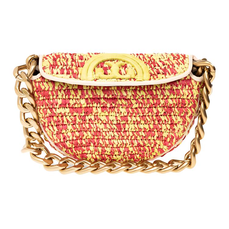 TORY BURCH Сумка Fleming Straw Woven Crescent, женская сумка, наплечная сумка Multicolor
TORY BURCH Сумка Fleming Straw Woven Crescent, женская сумка, наплечная сумка Multicolor