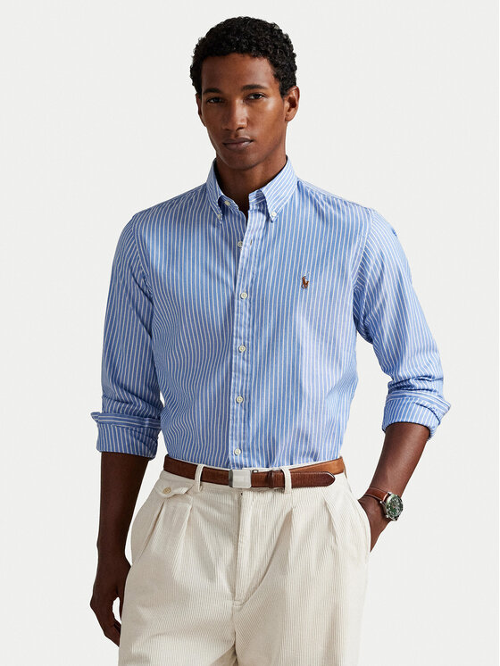 Рубашка custom fit 710886462004 Polo Ralph Lauren, синий
Рубашка custom fit 710886462004 Polo Ralph Lauren, синий