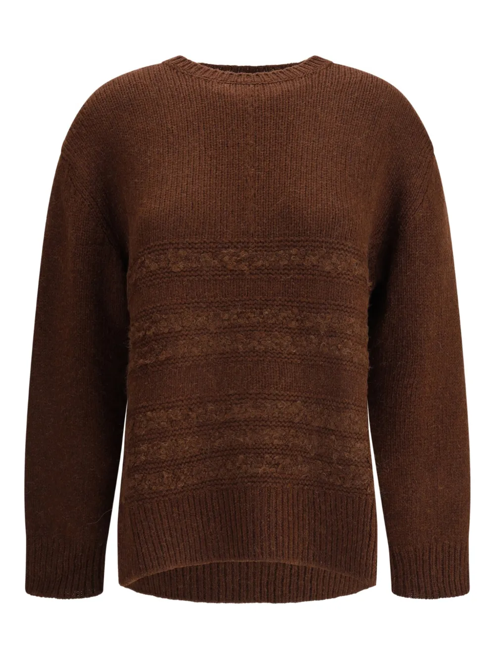 Фактурный свитер Fabiana Filippi, коричневый 
Фактурный свитер Fabiana Filippi, коричневый