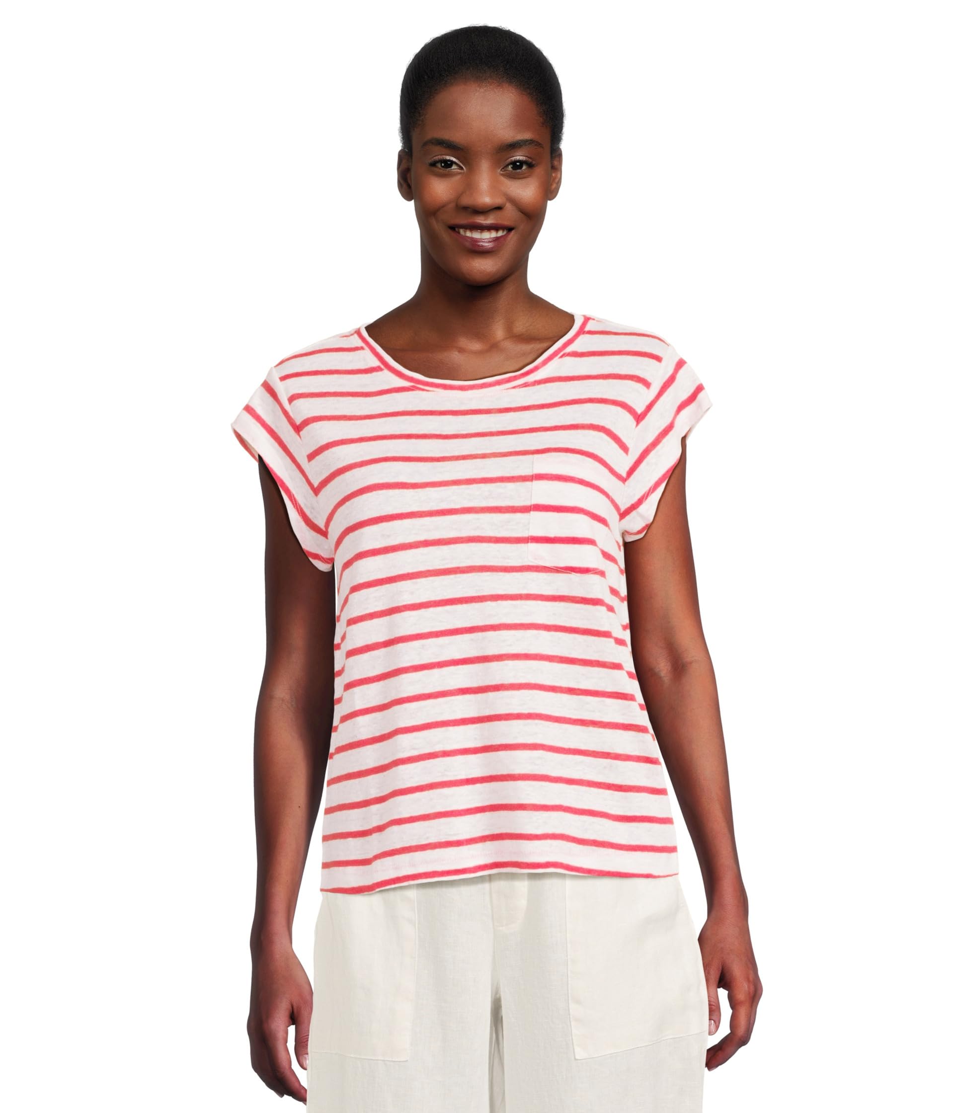 Футболка Sanctuary Relaxed Cap Sleeve Tee, Cayenne/White Stripe
Футболка Sanctuary Relaxed Cap Sleeve Tee, Cayenne/White Stripe