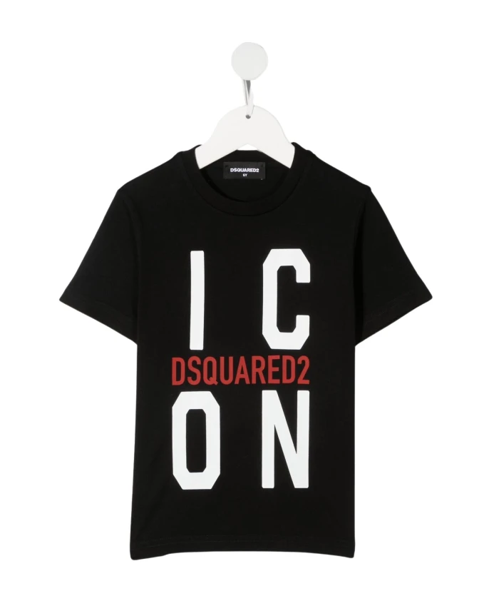 Футболка с логотипом Ikonic для подростков Dsquared2, черный
Футболка с логотипом Ikonic для подростков Dsquared2, черный