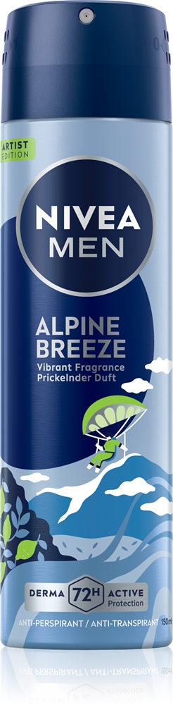 Антиперспирант-Спрей для мужчин Alpine Breeze Nivea, 150 мл
Антиперспирант-Спрей для мужчин Alpine Breeze Nivea, 150 мл