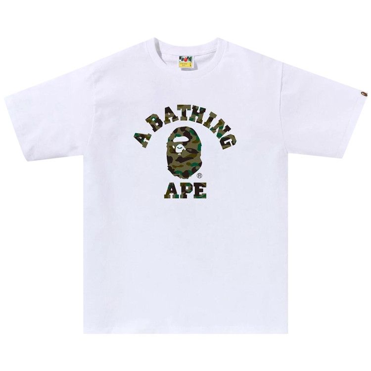 Футболка BAPE 1st Camo College Tee, White/Green
Футболка BAPE 1st Camo College Tee, White/Green