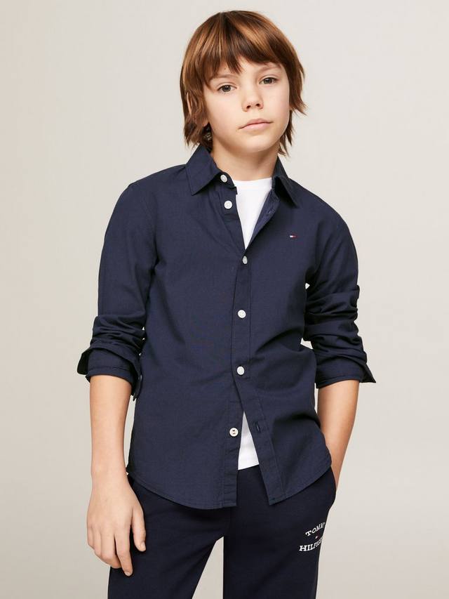 Детская рубашка из хлопкового поплина Tommy Hilfiger, Twilight Navy
Детская рубашка из хлопкового поплина Tommy Hilfiger, Twilight Navy