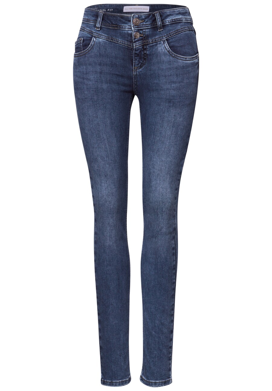 Узкие джинсы STREET ONE, синий
Узкие джинсы STREET ONE, синий