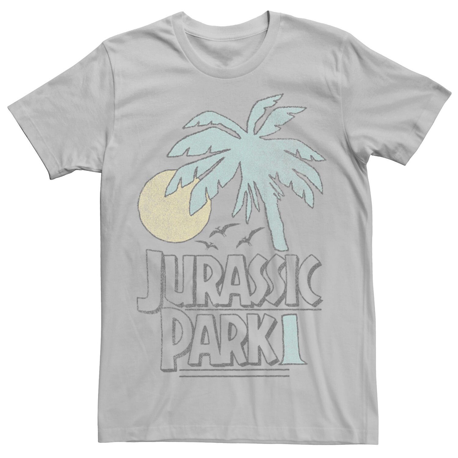 Мужская футболка с логотипом «Парк Юрского периода» Palm Tree Sunset Licensed Character, серебристый
Мужская футболка с логотипом «Парк Юрского периода» Palm Tree Sunset Licensed Character, серебристый