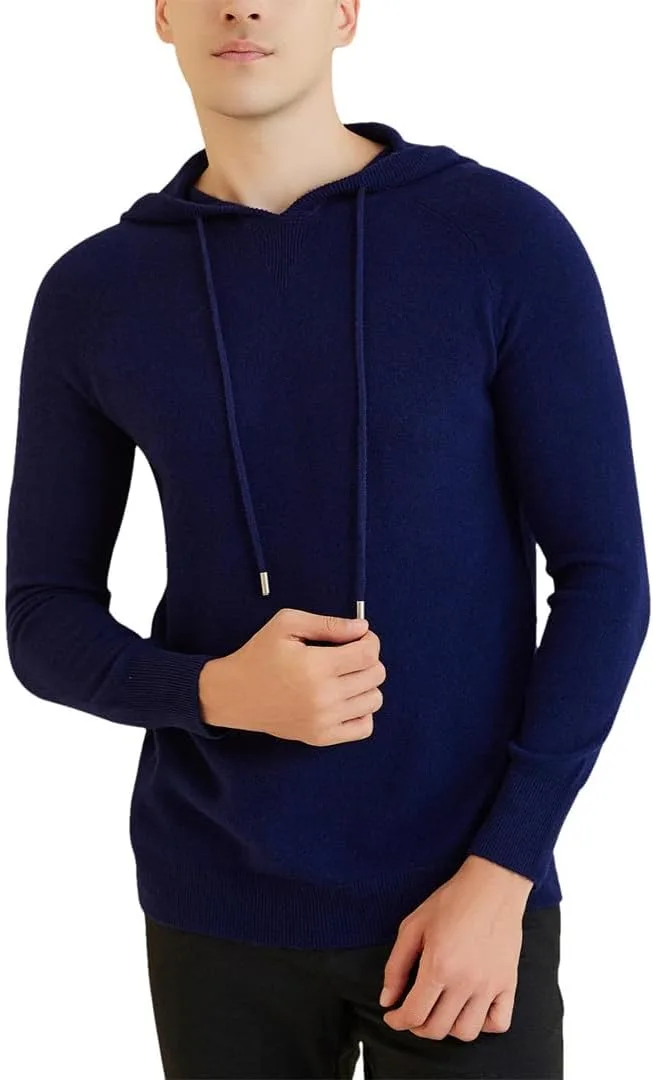 Мужской свитер с капюшоном из 100% мериносовой шерсти
Мужской свитер с капюшоном из 100% мериносовой шерсти