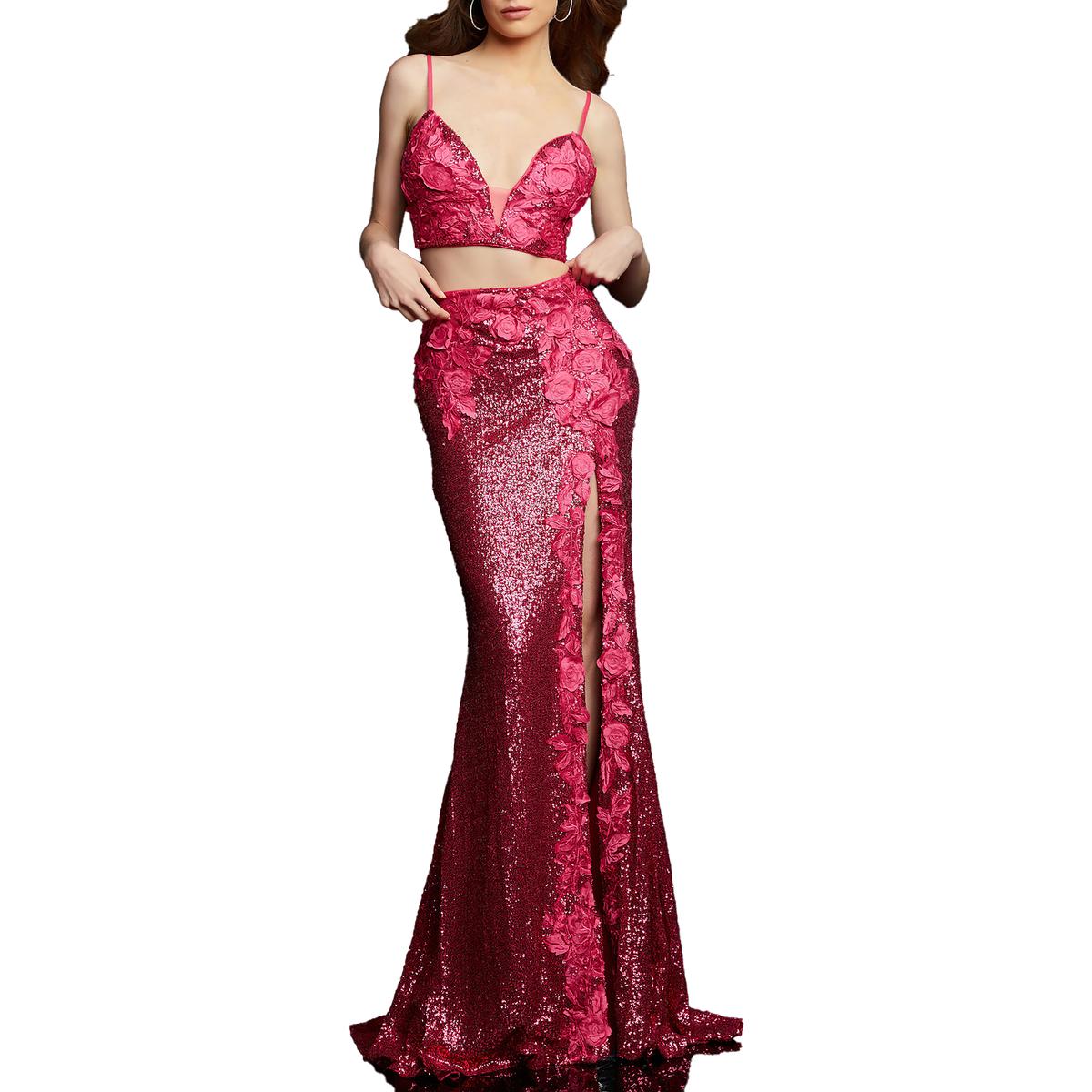 Женское вечернее платье с пайетками в пол JOVANI
Женское вечернее платье с пайетками в пол JOVANI