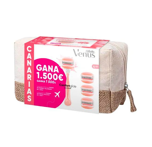 Сумка для туалетных принадлежностей Comfortglide Spa Breeze для бритвы Canarias Gillette, 1 UD
Сумка для туалетных принадлежностей Comfortglide Spa Breeze для бритвы Canarias Gillette, 1 UD