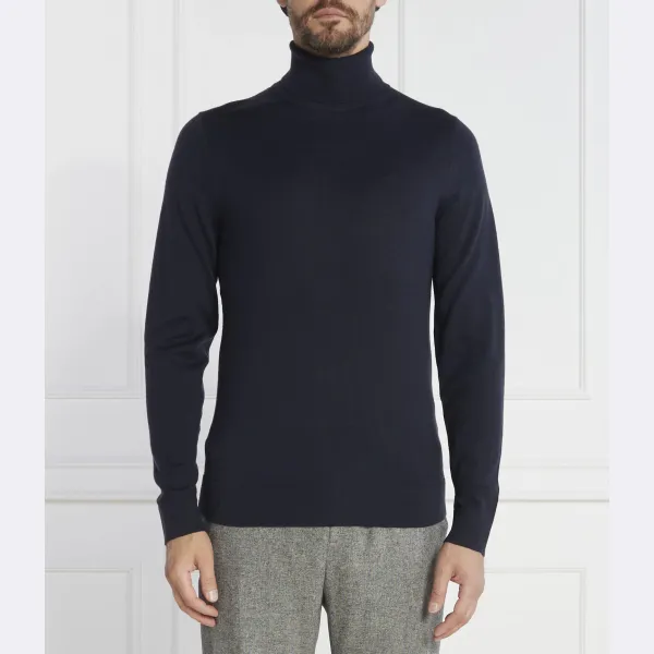 Шерстяная водолазка приталенного кроя Calvin Klein, синий
Шерстяная водолазка приталенного кроя Calvin Klein, синий