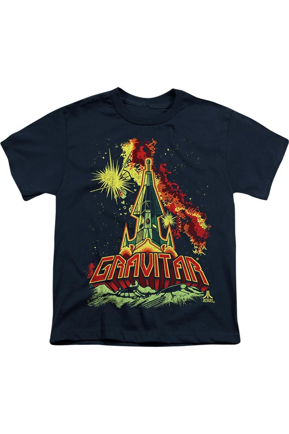 Футболка Atari Blast Off с коротким рукавом для детей Gildan, темно-синий
Футболка Atari Blast Off с коротким рукавом для детей Gildan, темно-синий