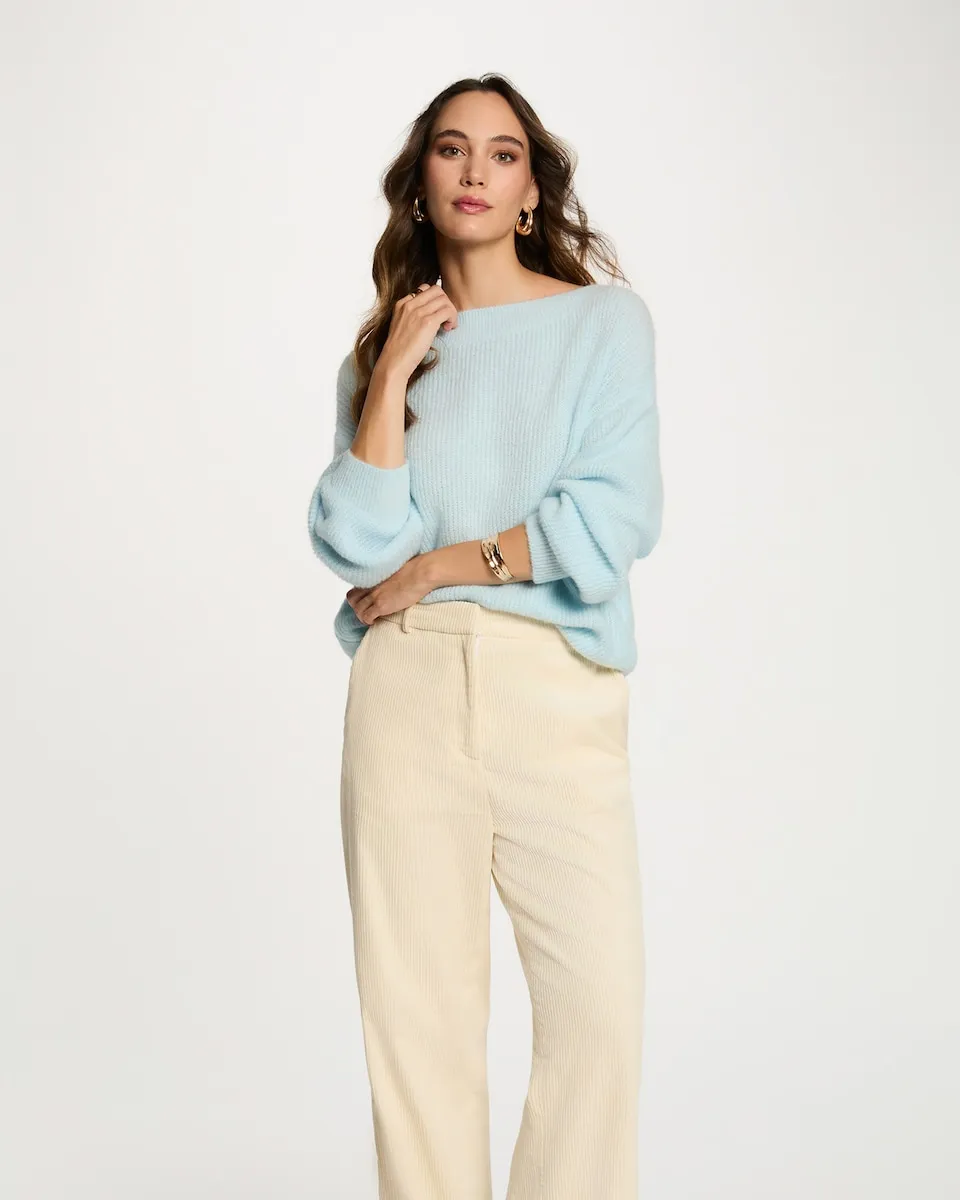 Женский джемпер с круглым вырезом Morgan, светло-голубой
Женский джемпер с круглым вырезом Morgan, светло-голубой