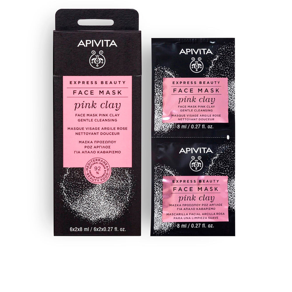 Маска для лица Express beauty mascarilla limpiadora suave con arcilla rosa Apivita, 2 х 8 мл
Маска для лица Express beauty mascarilla limpiadora suave con arcilla rosa Apivita, 2 х 8 мл