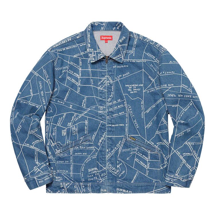 Куртка Supreme Gonz Map Work Jacket, Washed Blue
Куртка Supreme Gonz Map Work Jacket, Washed Blue