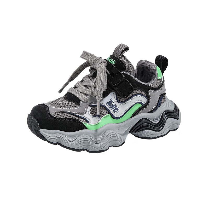 Детская повседневная обувь для детей, кроссовки, кроссовки Lee, цвет Black Gray 
Детская повседневная обувь для детей, кроссовки, кроссовки Lee, цвет Black Gray