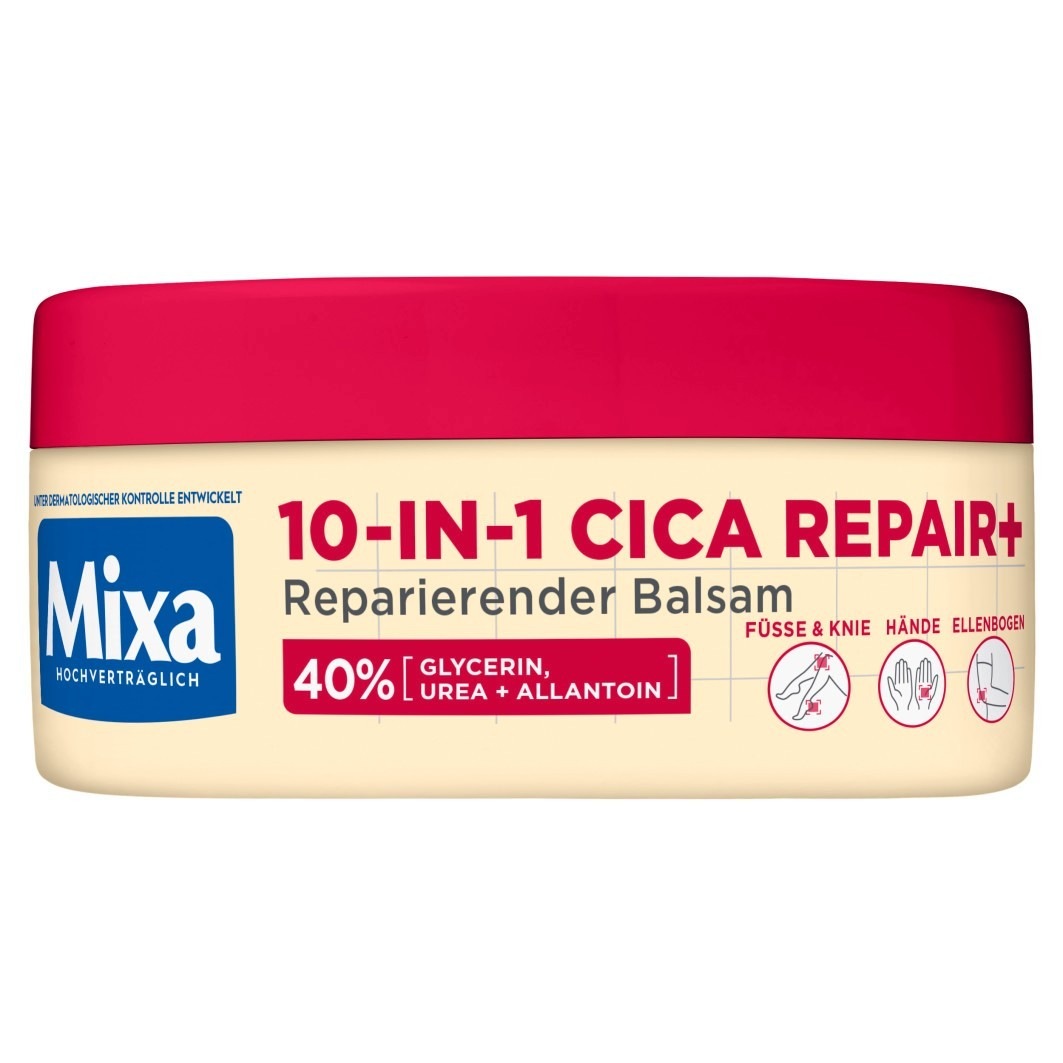 Крем для тела 10-in-1 cica repair+ reparierender balsam Mixa, объем 150 мл
Крем для тела 10-in-1 cica repair+ reparierender balsam Mixa, объем 150 мл