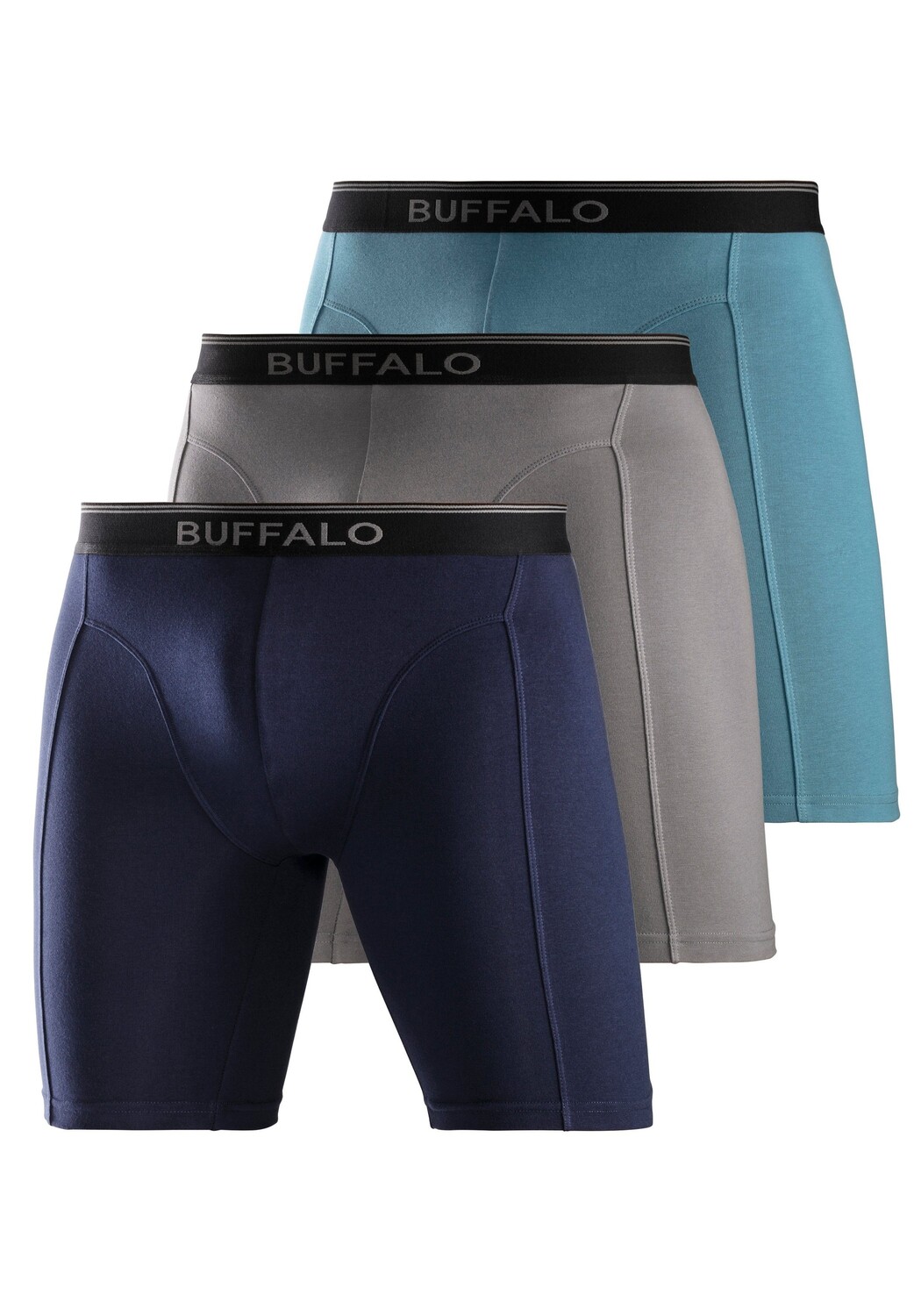 Боксеры Buffalo Boxer, цвет aquablau, grau, navy
Боксеры Buffalo Boxer, цвет aquablau, grau, navy