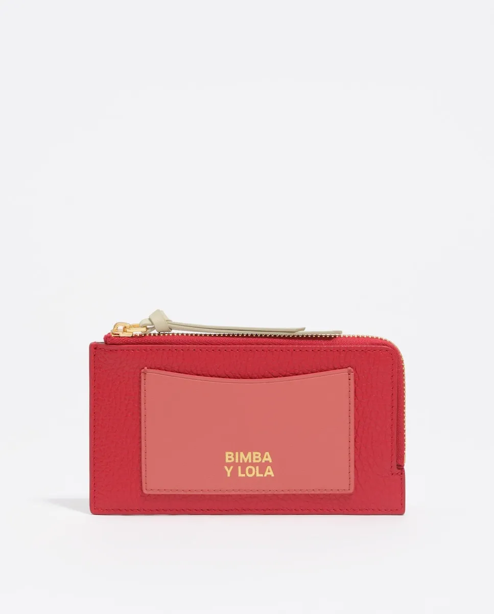 Женский кожаный кошелек красного цвета Bimba y Lola
Женский кожаный кошелек красного цвета Bimba y Lola