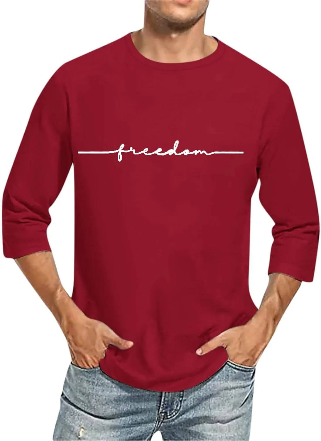 Футболка мужская Regular-Fit с 3/4 рукавом Muscularfit
Футболка мужская Regular-Fit с 3/4 рукавом Muscularfit