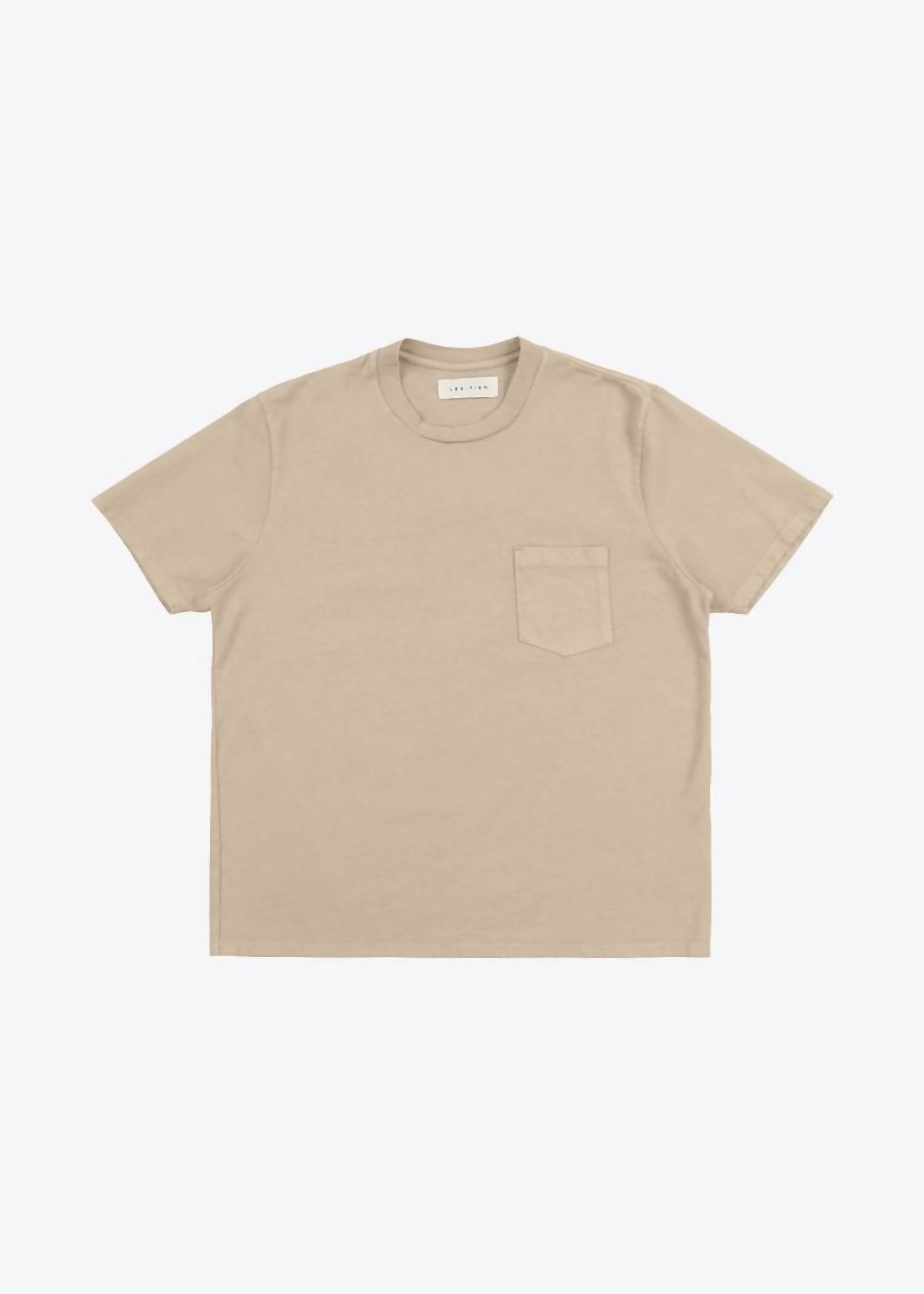 Классическая карманная футболка в кремовом цвете LES TIEN
Классическая карманная футболка в кремовом цвете LES TIEN