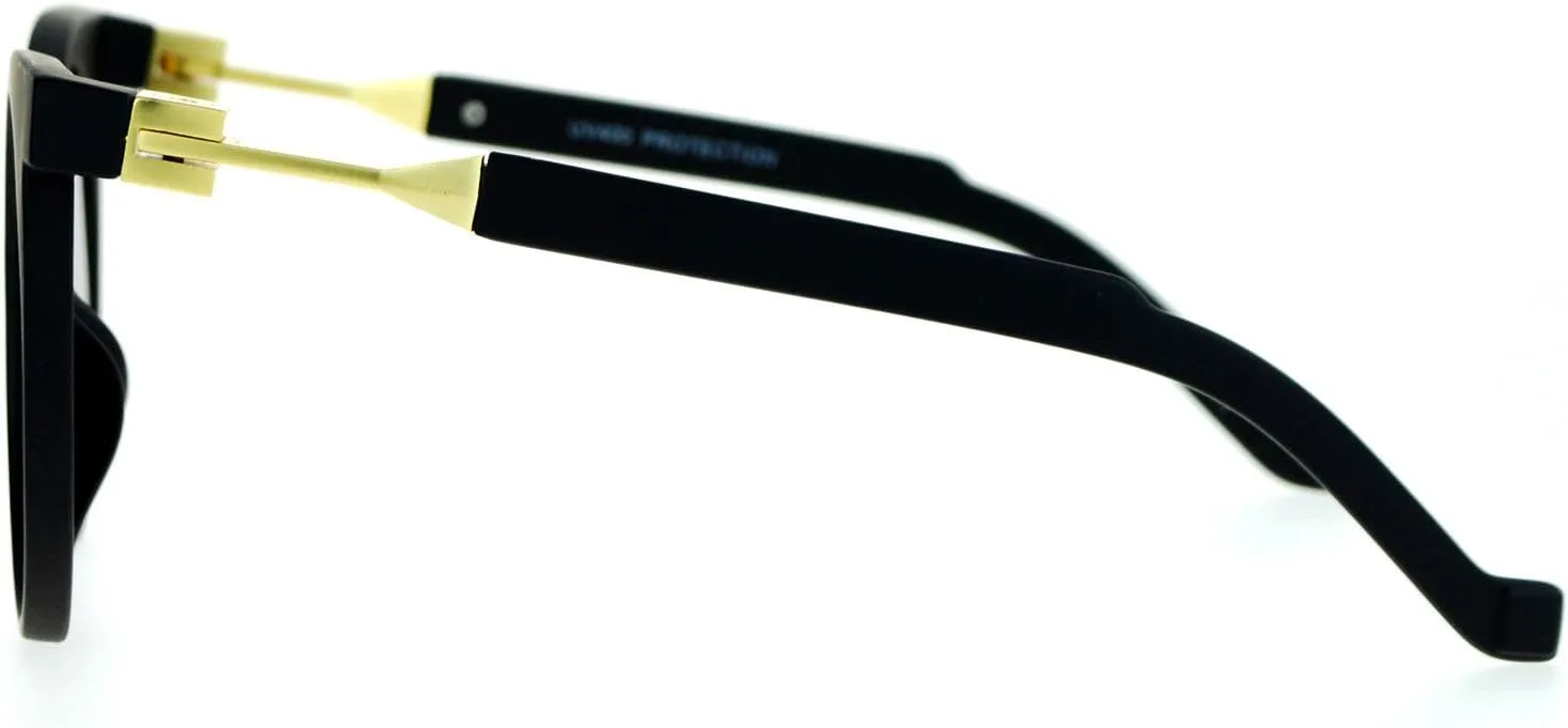 Женские солнцезащитные очки PASTL с круглыми линзами типа «кошачий глаз», зеркальными линзами и защитой от УФ-излучения UV 400, Matte Black (Yellow Mirror)
Женские солнцезащитные очки PASTL с круглыми линзами типа «кошачий глаз», зеркальными линзами и защитой от УФ-излучения UV 400, Matte Black (Yellow Mirror)