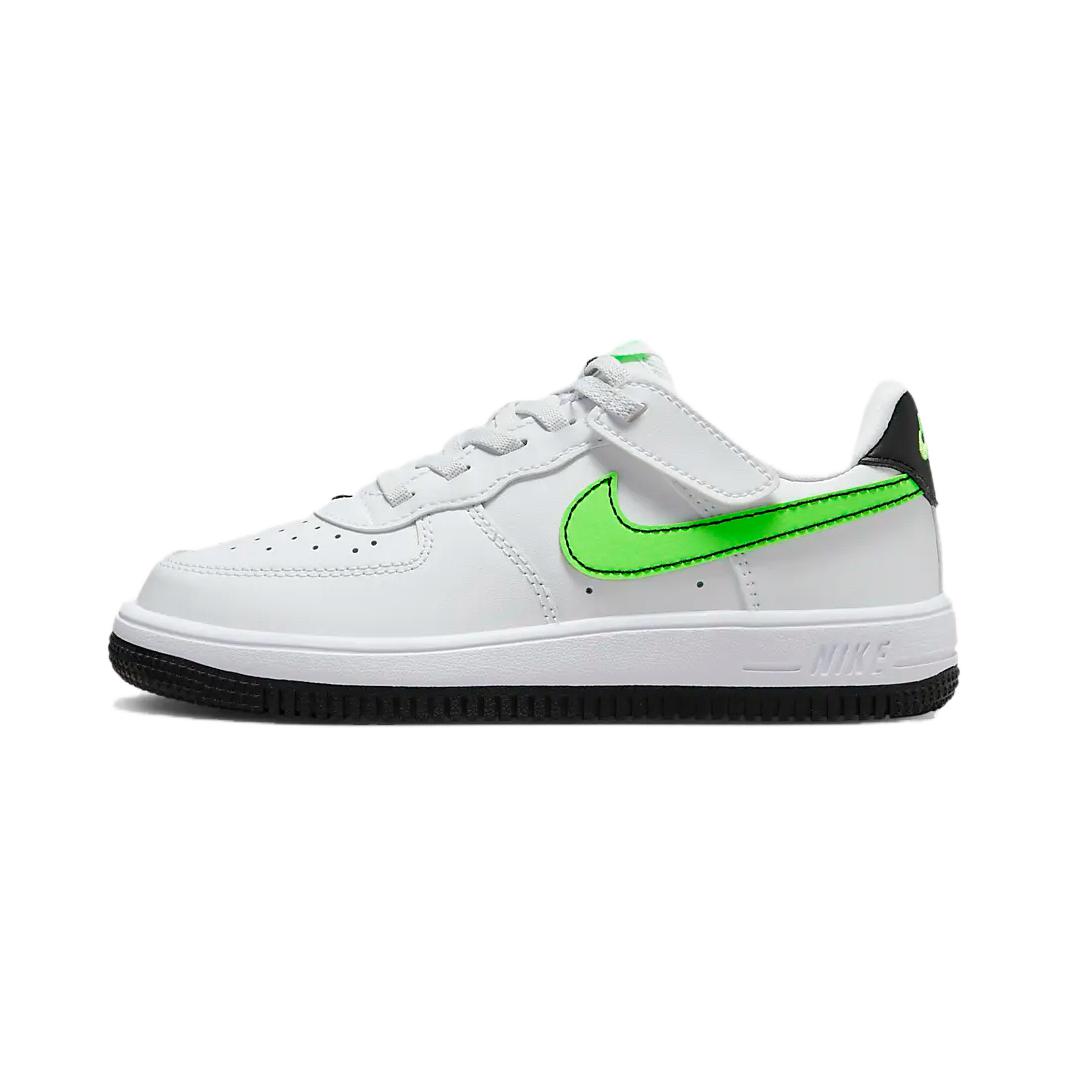 Nike Force 1 Low EasyOn PS 'Белый Зеленый Удар'
Nike Force 1 Low EasyOn PS 'Белый Зеленый Удар'