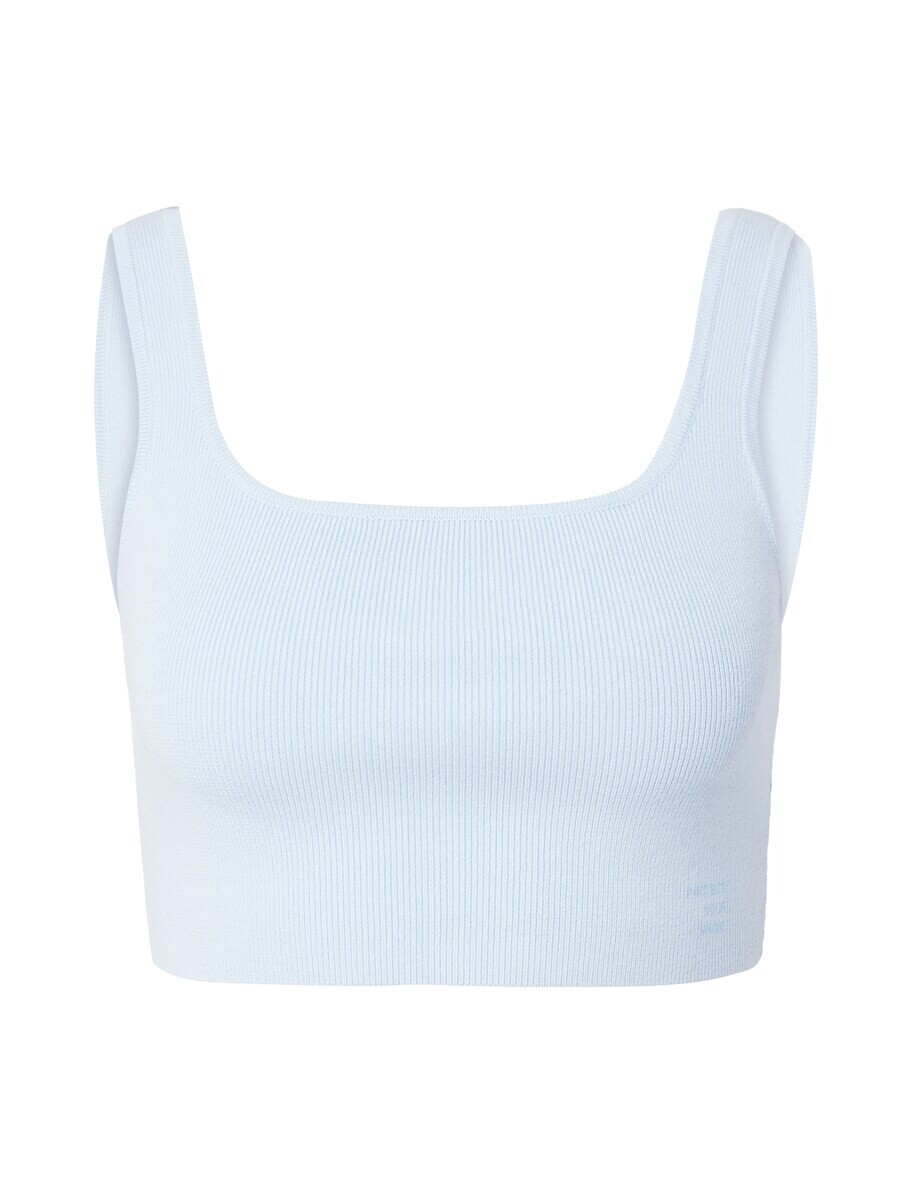 Вязаный топ ABOUT YOU x Kamila Šikl CASSIA, светло-синий
Вязаный топ ABOUT YOU x Kamila Šikl CASSIA, светло-синий
