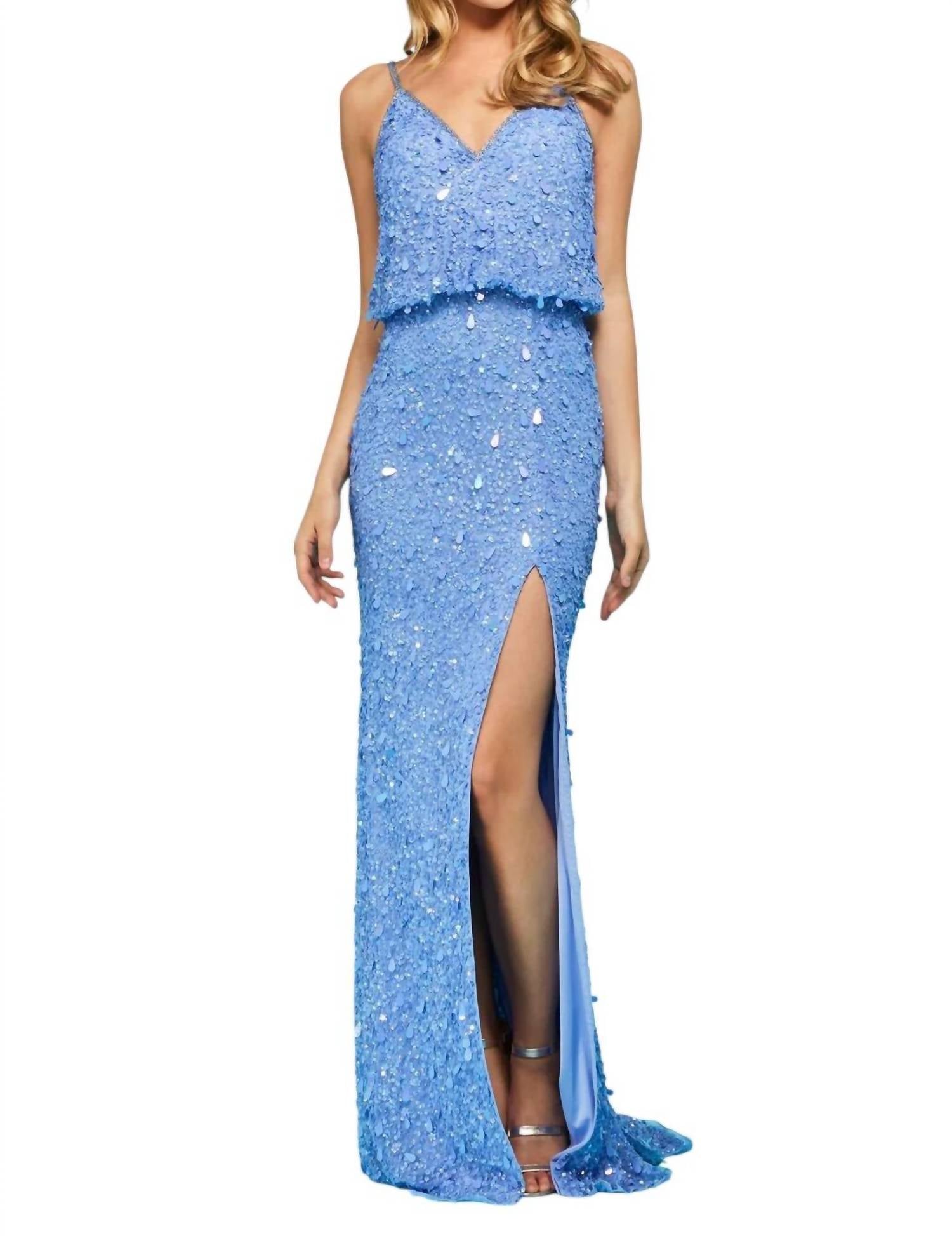 Вечернее платье с кружевом в драгоценных тонах, цвет периванкль Sherri Hill
Вечернее платье с кружевом в драгоценных тонах, цвет периванкль Sherri Hill