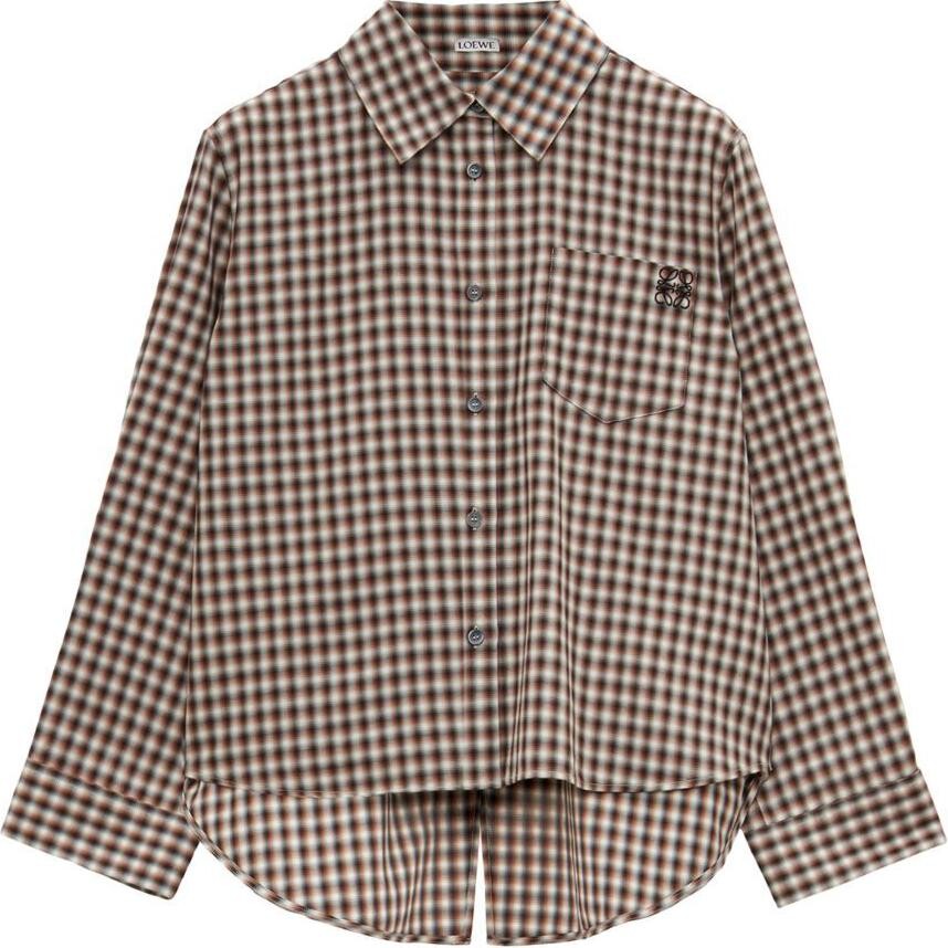Рубашка женская коричневая Loewe
Рубашка женская коричневая Loewe