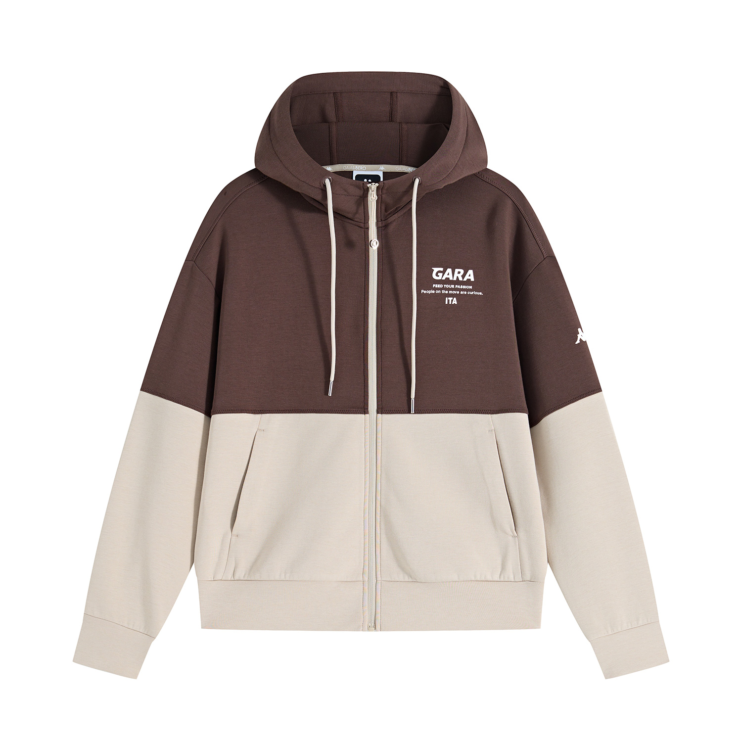 Kappa Куртка женская разноцветная, Dark Chocolate Brown-6536 
Kappa Куртка женская разноцветная, Dark Chocolate Brown-6536