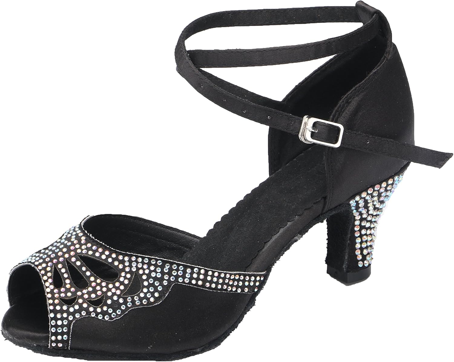 Туфли на каблуке для женщин Женские туфли на каблуке из искусственной кожи Современные латинские танцевальные туфли с рюшами Стразы Ремешок через щиколотку Пряжка Танцевальные туфли (Цвет: черный, Размер: 4.5 UK) Generic
Туфли на каблуке для женщин Женские туфли на каблуке из искусственной кожи Современные латинские танцевальные туфли с рюшами Стразы Ремешок через щиколотку Пряжка Танцевальные туфли (Цвет: черный, Размер: 4.5 UK) Generic