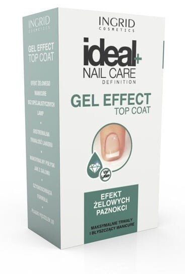 Верхнее покрытие с эффектом геля для ногтей, 7 мл Ingrid, Ideal Nail Care
Верхнее покрытие с эффектом геля для ногтей, 7 мл Ingrid, Ideal Nail Care