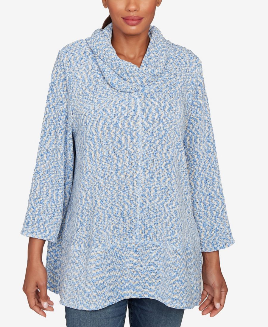 Укороченный вязаный топ с воротником-хомутом и эффектом космической окраски из синели Ruby Rd, Bluebell Multi
Укороченный вязаный топ с воротником-хомутом и эффектом космической окраски из синели Ruby Rd, Bluebell Multi